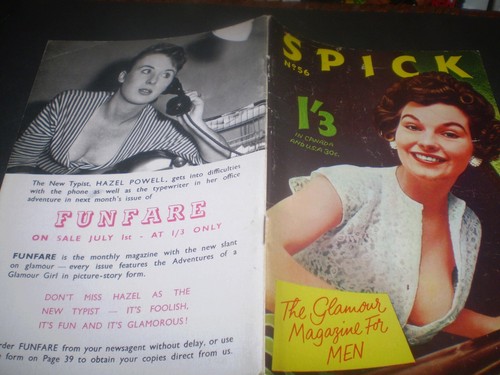 1958 glamour magazine - glamour,
